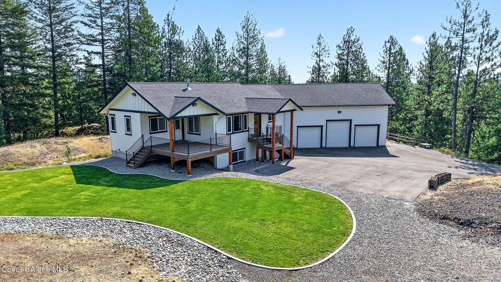 7.44 Acres of Land with Home for Sale in Rathdrum, Idaho
