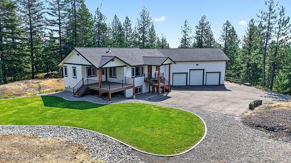 7.44 Acres of Land with Home for Sale in Rathdrum, Idaho