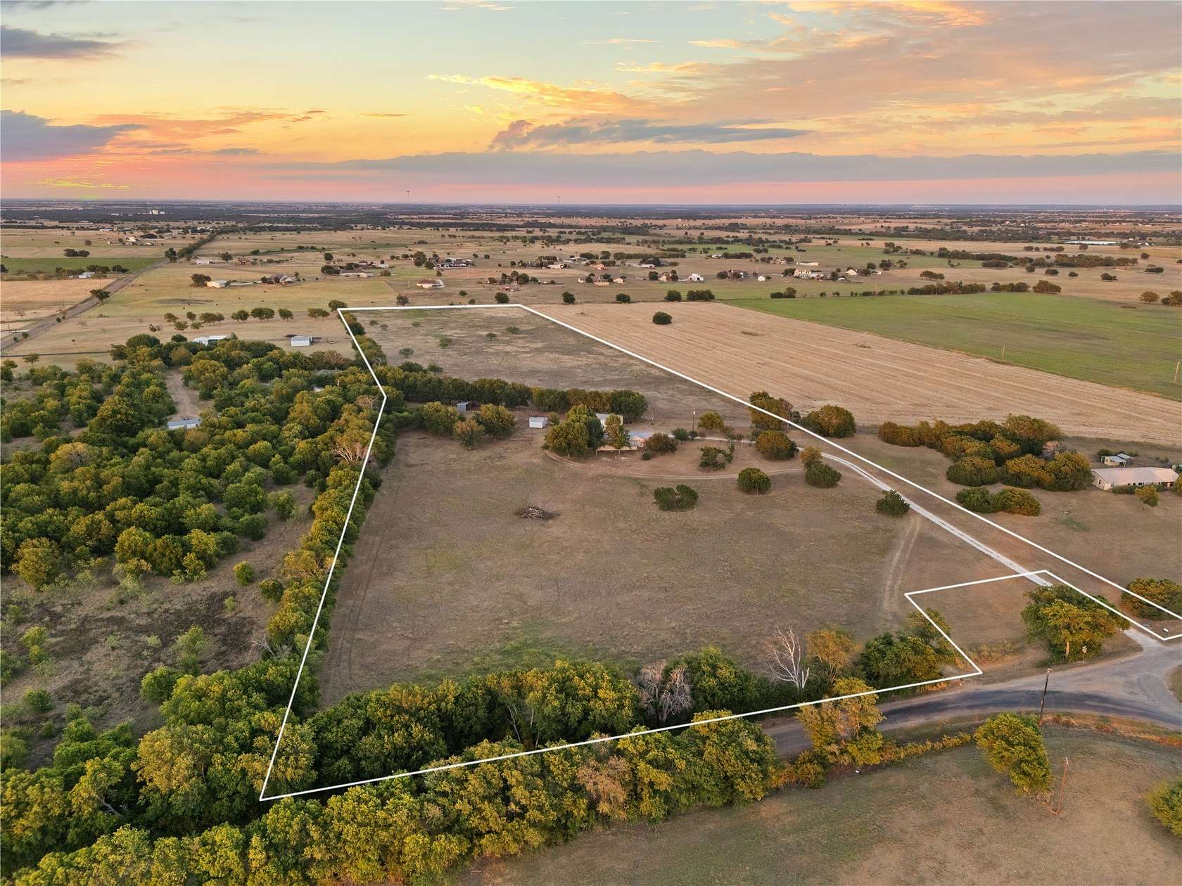 21.2 Acres of Land with Home for Sale in Crawford, Texas