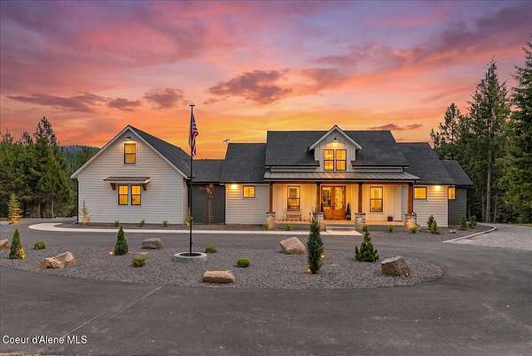 12 Acres of Land with Home for Sale in Coeur d'Alene, Idaho