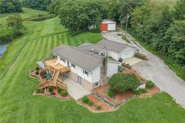 12.3 Acres of Land with Home for Sale in Port Washington, Ohio