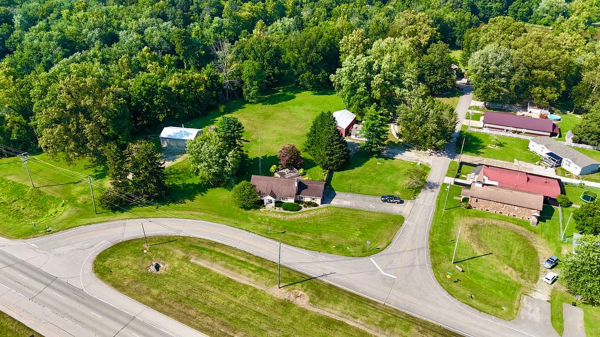 32 Acres of Recreational Land with Home for Sale in Newburgh, Indiana