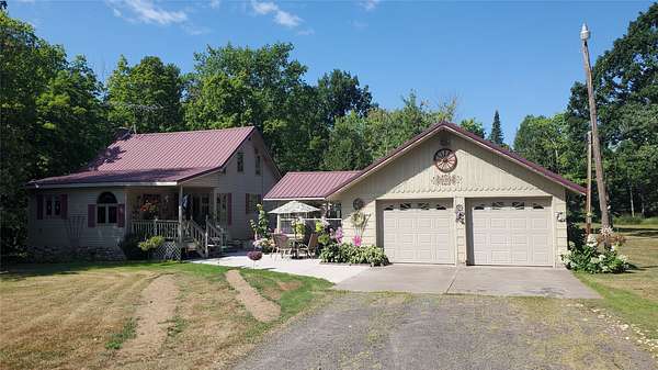 5 Acres of Land with Home for Sale in Brule, Wisconsin