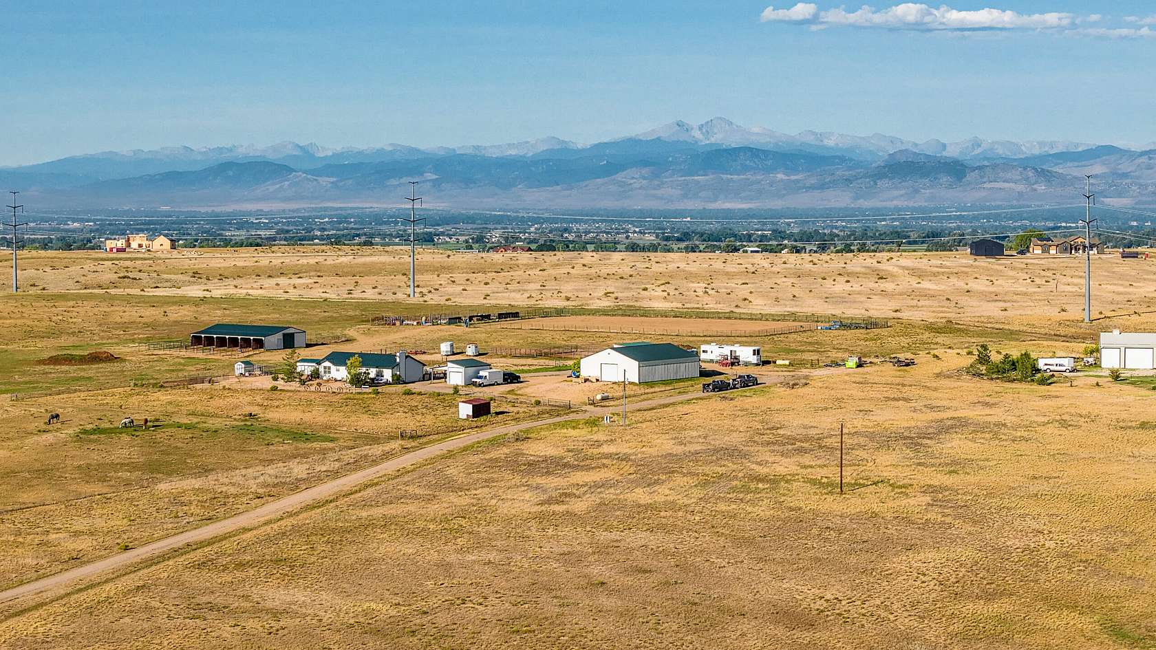 59.5 Acres of Agricultural Land with Home for Sale in Fort Collins, Colorado