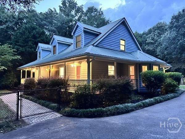 9.65 Acres of Land with Home for Sale in Winterville, Georgia