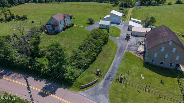 53 Acres of Land with Home for Sale in Claysburg, Pennsylvania