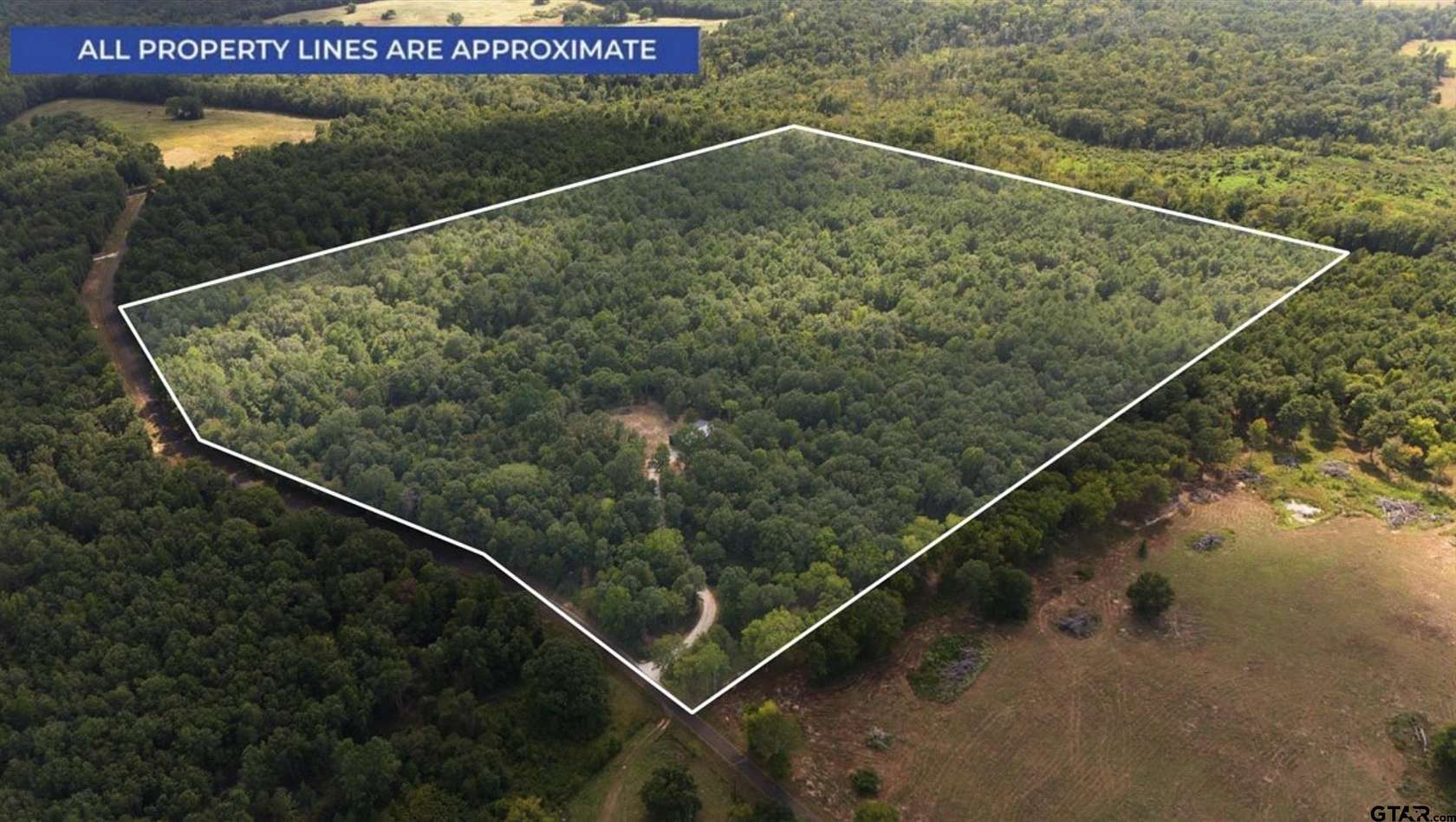 38 Acres of Recreational Land for Sale in Troup, Texas