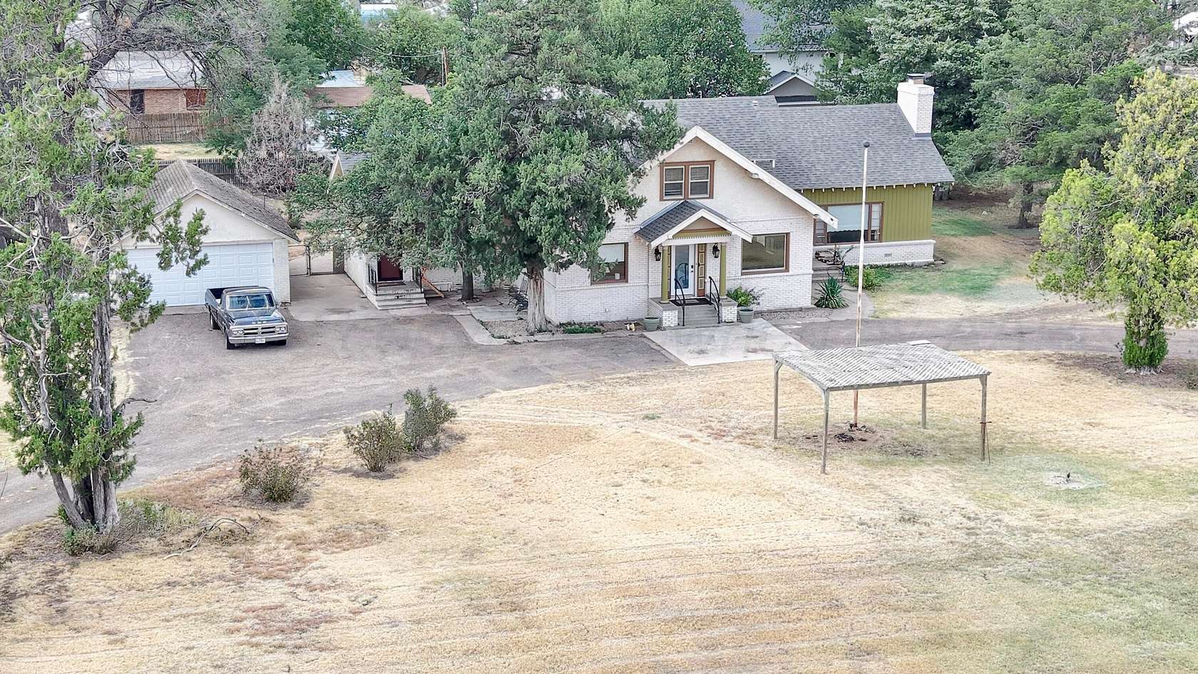 1.56 Acres of Land with Home for Sale in Pampa, Texas