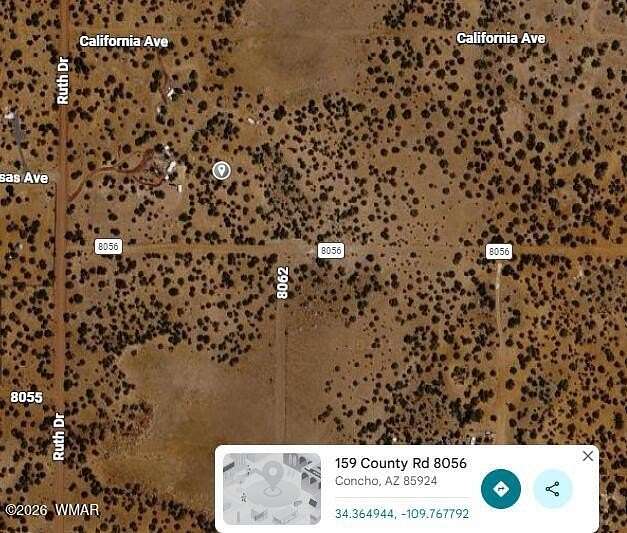1.14 Acres of Residential Land for Sale in Vernon, Arizona