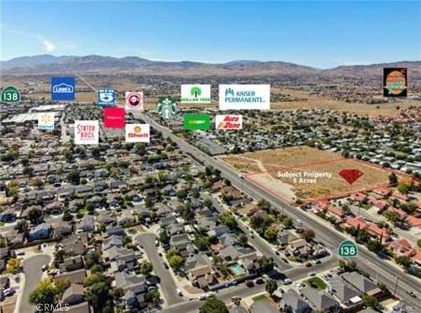 4.73 Acres of Residential Land for Sale in Palmdale, California