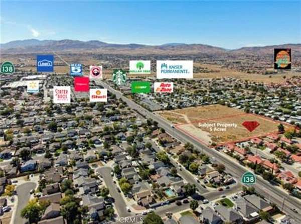 4.73 Acres of Residential Land for Sale in Palmdale, California