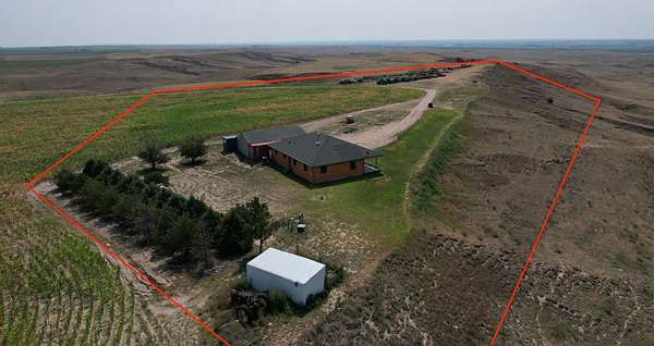 10 Acres of Land with Home for Auction in Ogallala, Nebraska
