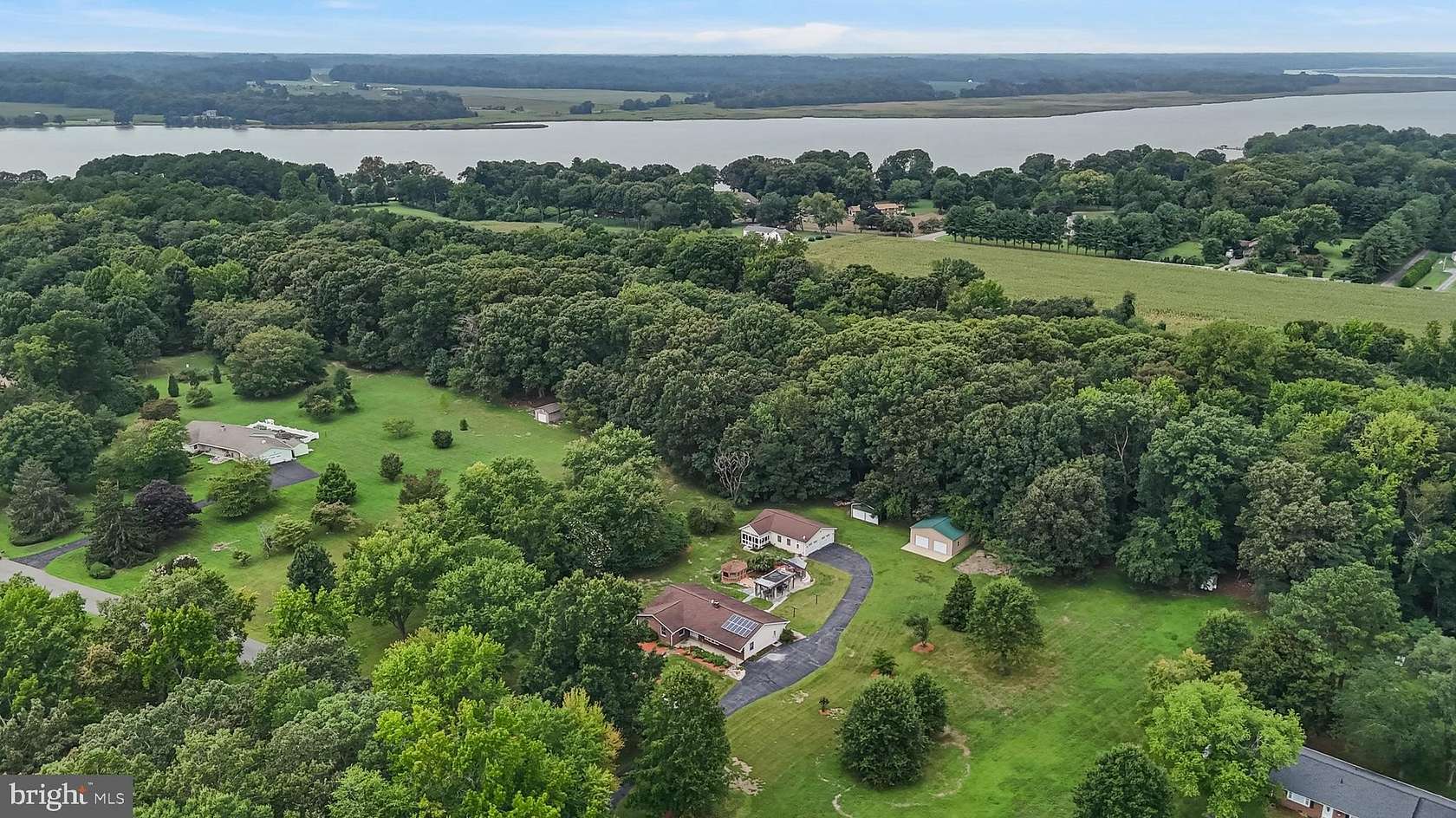 3.18 Acres of Land with Home for Sale in Huntingtown, Maryland