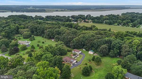 3.18 Acres of Land with Home for Sale in Huntingtown, Maryland