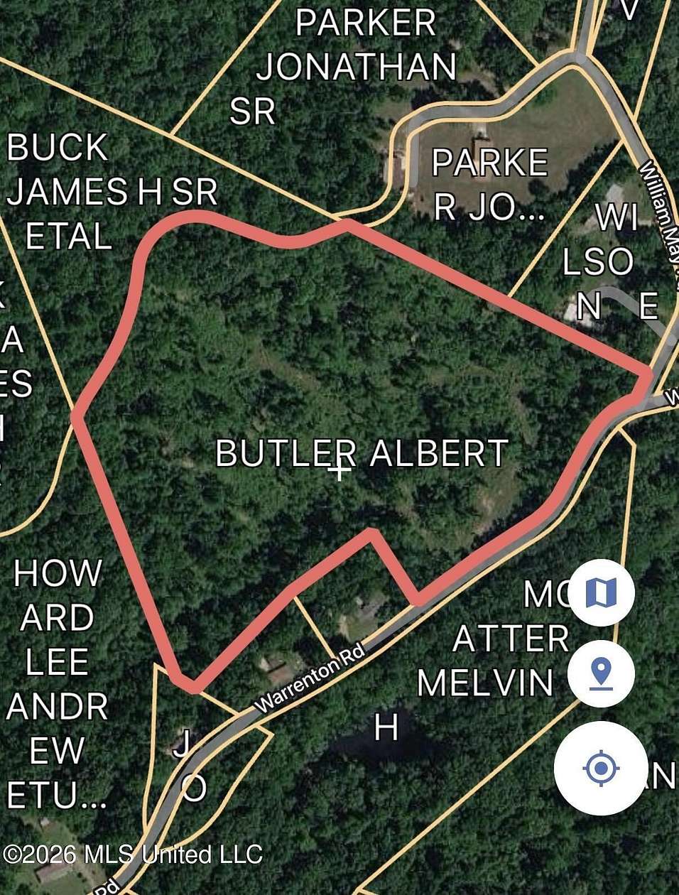 17.7 Acres of Recreational & Residential Land for Sale in Hermanville, Mississippi