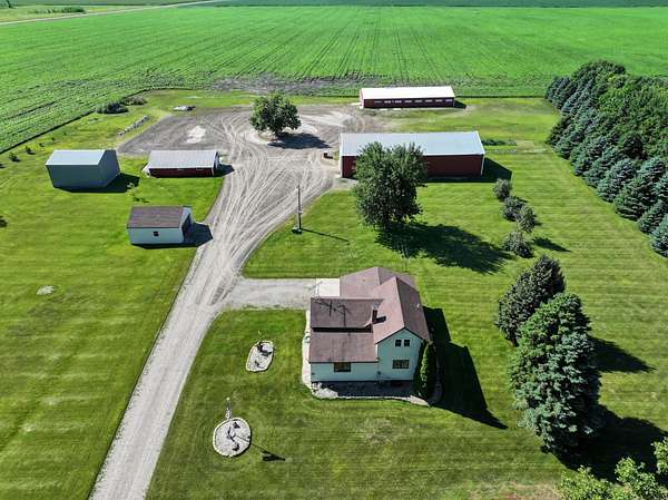 8.69 Acres of Land with Home for Sale in Morris, Minnesota