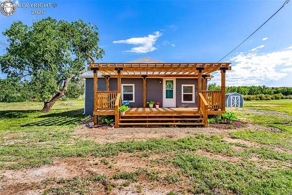 4.89 Acres of Land with Home for Sale in Florence, Colorado