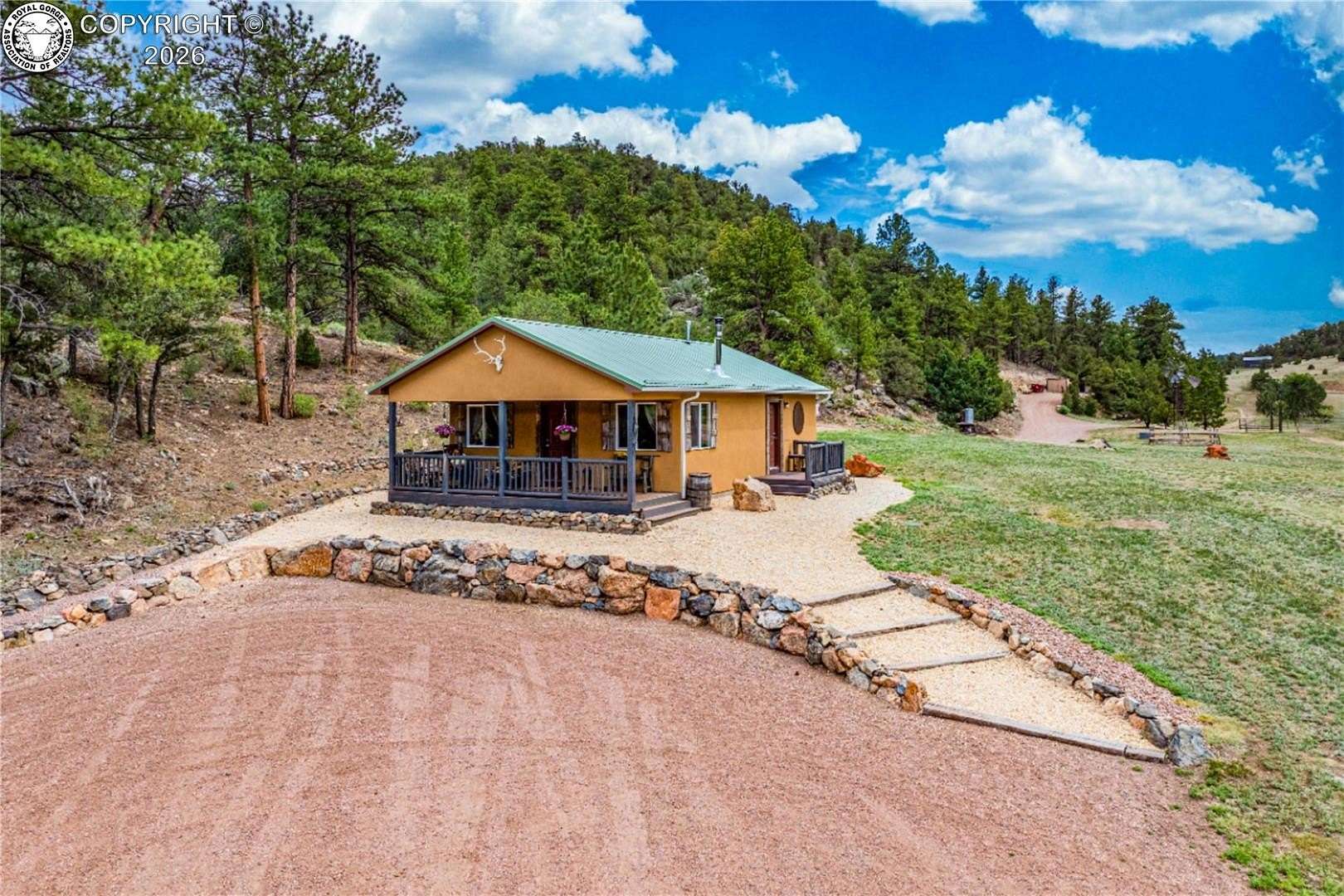 22.6 Acres of Recreational Land with Home for Sale in Cotopaxi, Colorado