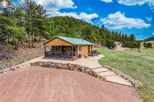 22.6 Acres of Recreational Land with Home for Sale in Cotopaxi, Colorado