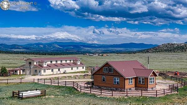 35.2 Acres of Land with Home for Auction in Westcliffe, Colorado