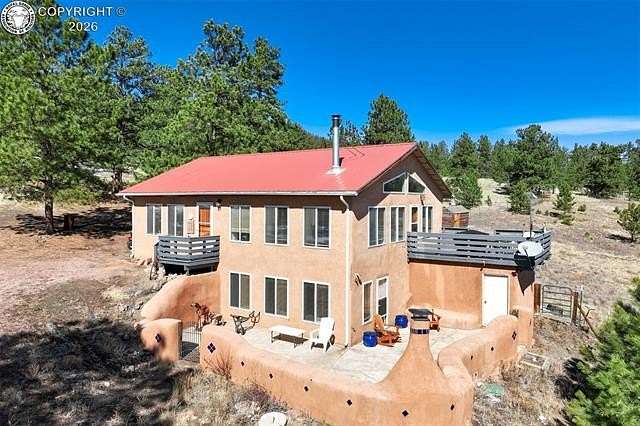 25.3 Acres of Recreational Land with Home for Sale in Guffey, Colorado