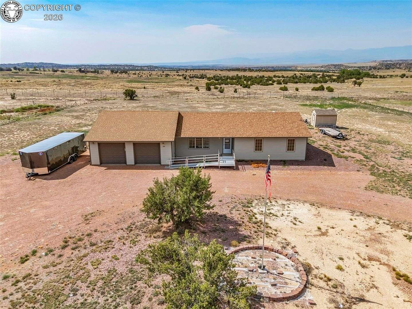 2.6 Acres of Land with Home for Sale in Penrose, Colorado