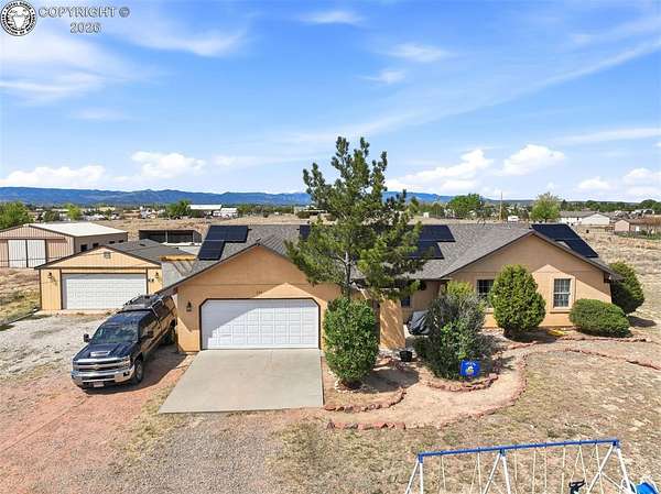 3.8 Acres of Land with Home for Sale in Penrose, Colorado