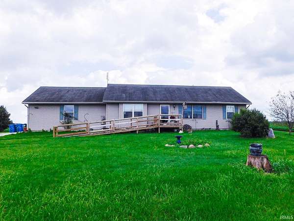 1.6 Acres of Land with Home for Sale in Craigville, Indiana