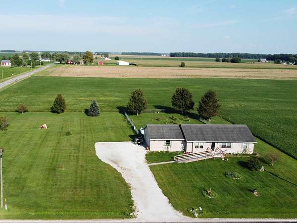 1.6 Acres of Land with Home for Sale in Craigville, Indiana