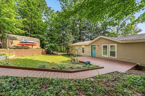 21.6 Acres of Recreational Land with Home for Sale in Pentwater, Michigan