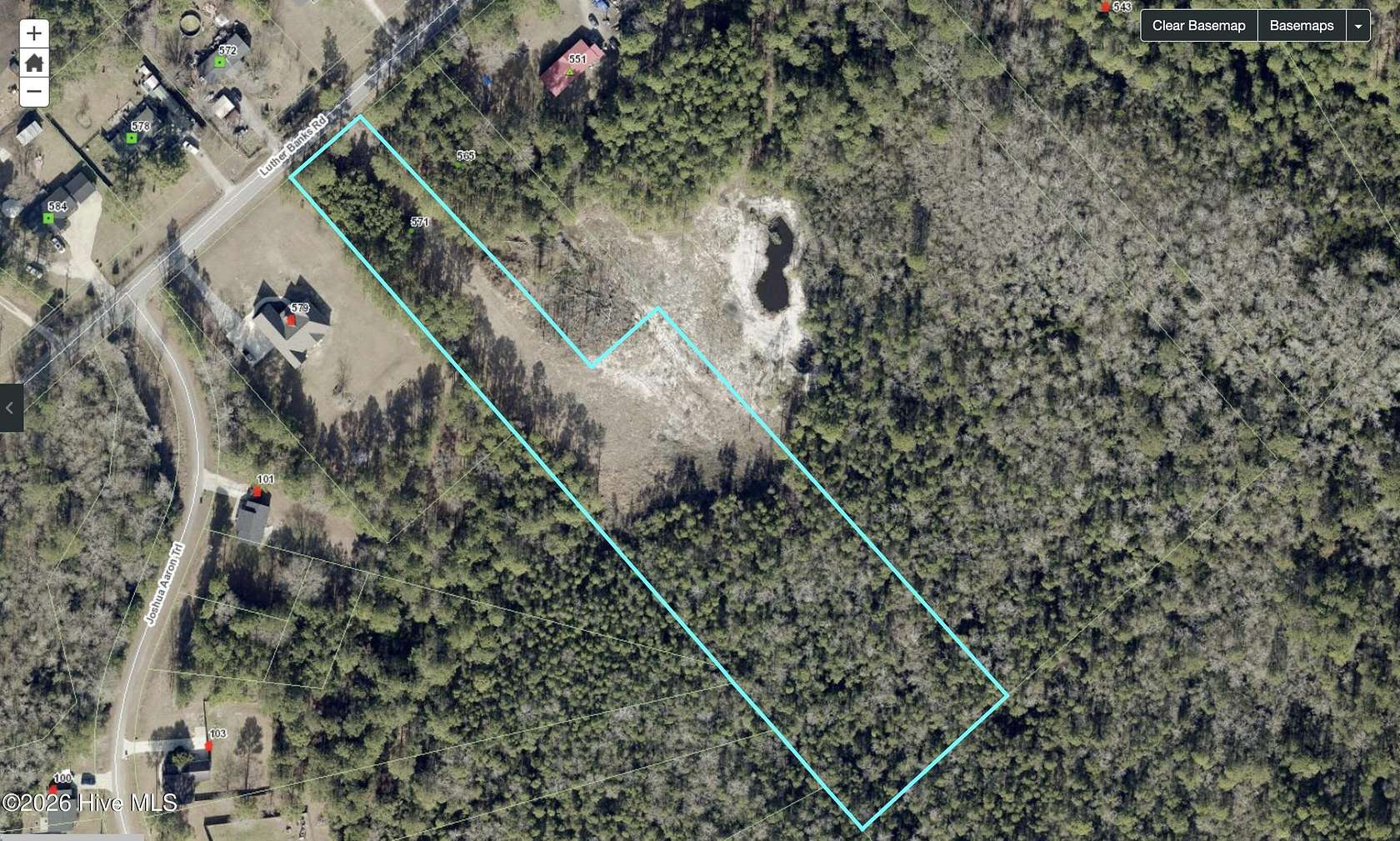 3.57 Acres of Residential Land for Sale in Richlands, North Carolina