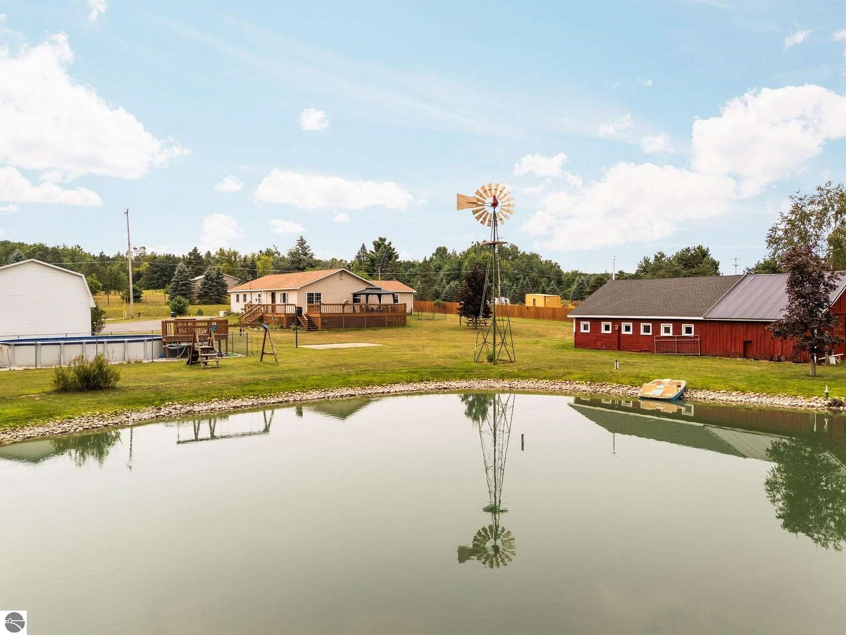 8.7 Acres of Land with Home for Sale in Cadillac, Michigan