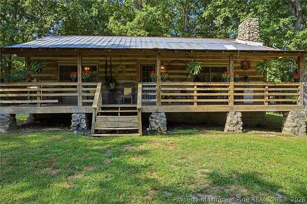 11.5 Acres of Recreational Land with Home for Sale in Sanford, North Carolina