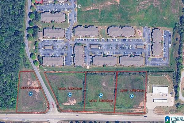 1.66 Acres of Commercial Land for Sale in Calera, Alabama