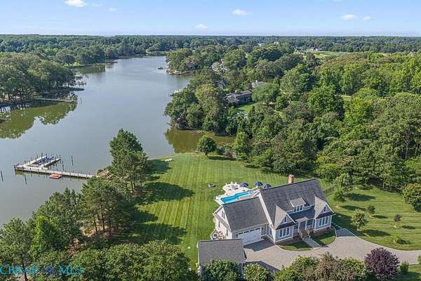 8.8 Acres of Land with Home for Sale in Kilmarnock, Virginia
