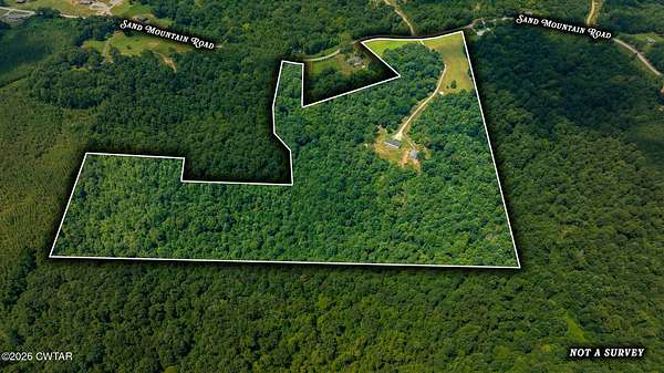 48.4 Acres of Land with Home for Sale in Enville, Tennessee