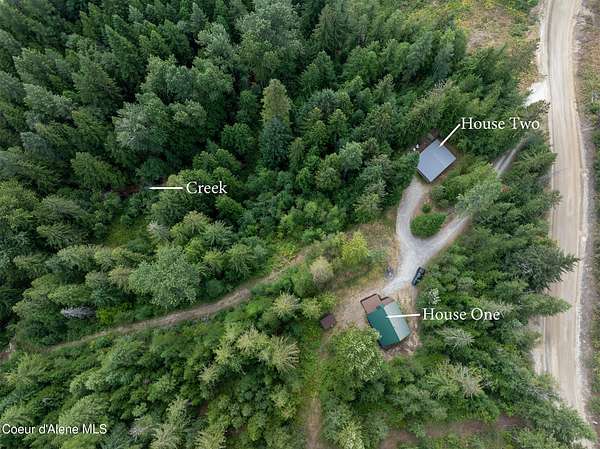 3.82 Acres of Land with Home for Sale in Sandpoint, Idaho