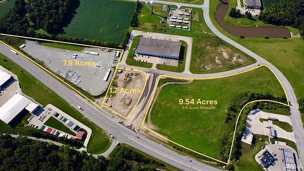 7.9 Acres of Commercial Land for Sale in Yorktown, Indiana