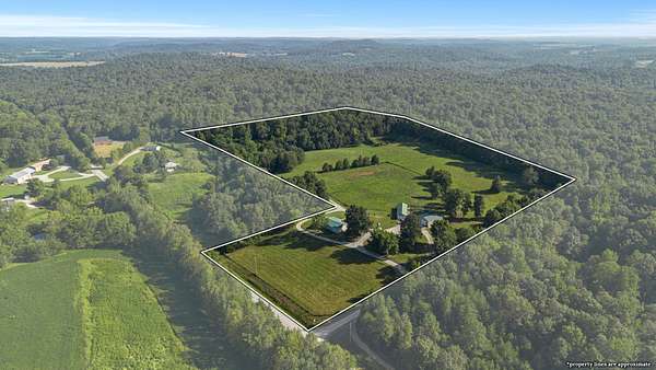 19 Acres of Land with Home for Sale in Roundhill, Kentucky