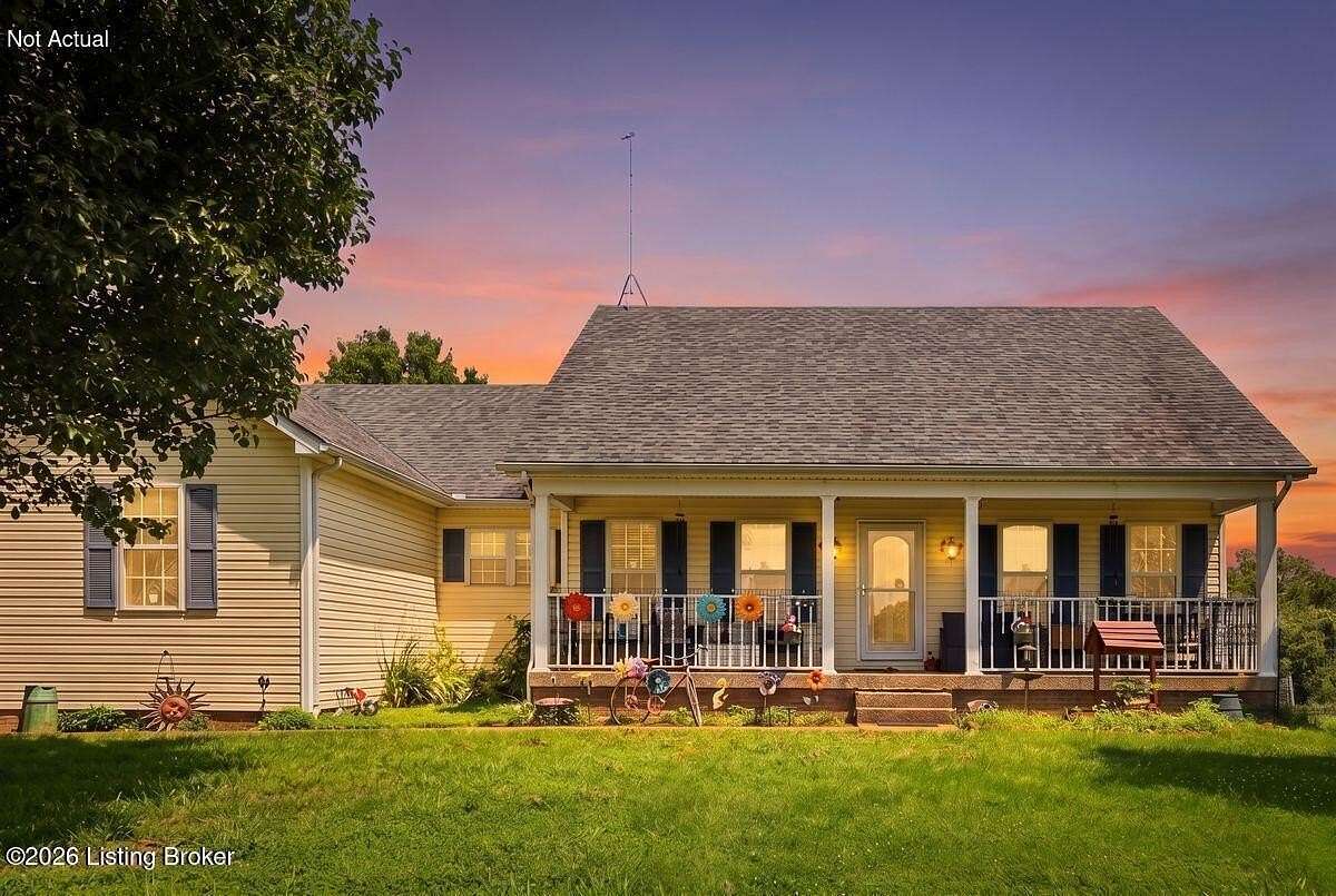 6.87 Acres of Land with Home for Sale in Taylorsville, Kentucky