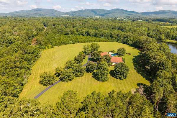 57.3 Acres of Agricultural Land with Home for Sale in Keswick, Virginia