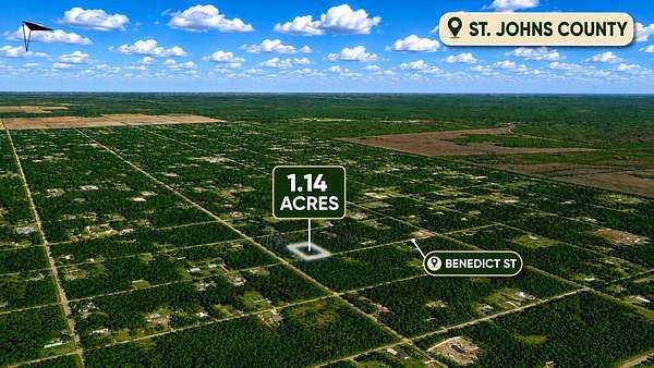 1.14 Acres of Residential Land for Sale in Hastings, Florida