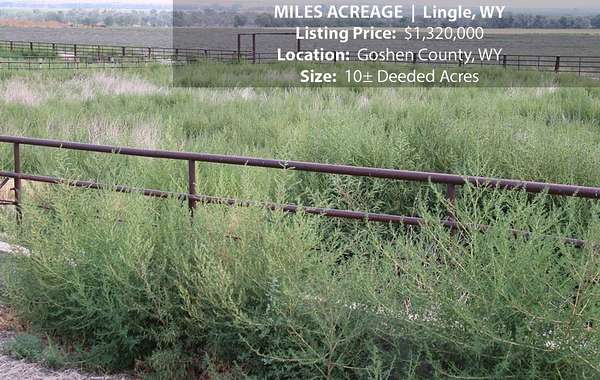10 Acres of Land with Home for Sale in Lingle, Wyoming