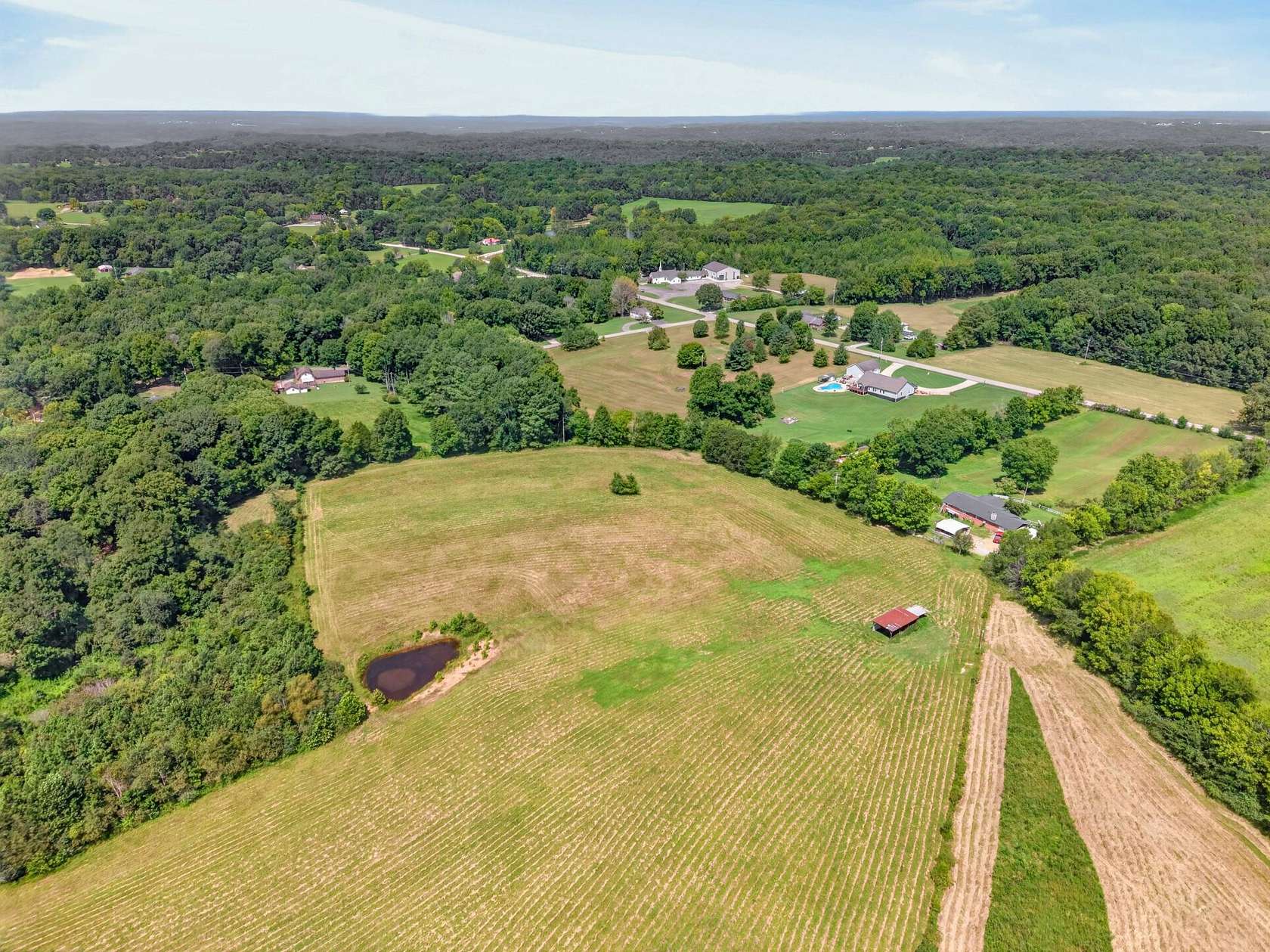 17.8 Acres of Land with Home for Sale in Clarksville, Tennessee