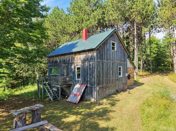 20 Acres of Recreational Land with Home for Sale in Calumet, Michigan