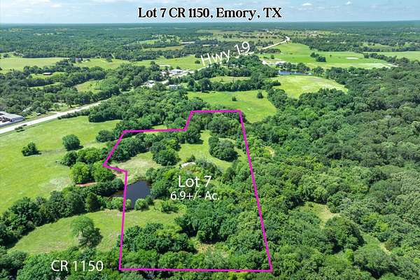 7 Acres of Residential Land for Sale in Emory, Texas