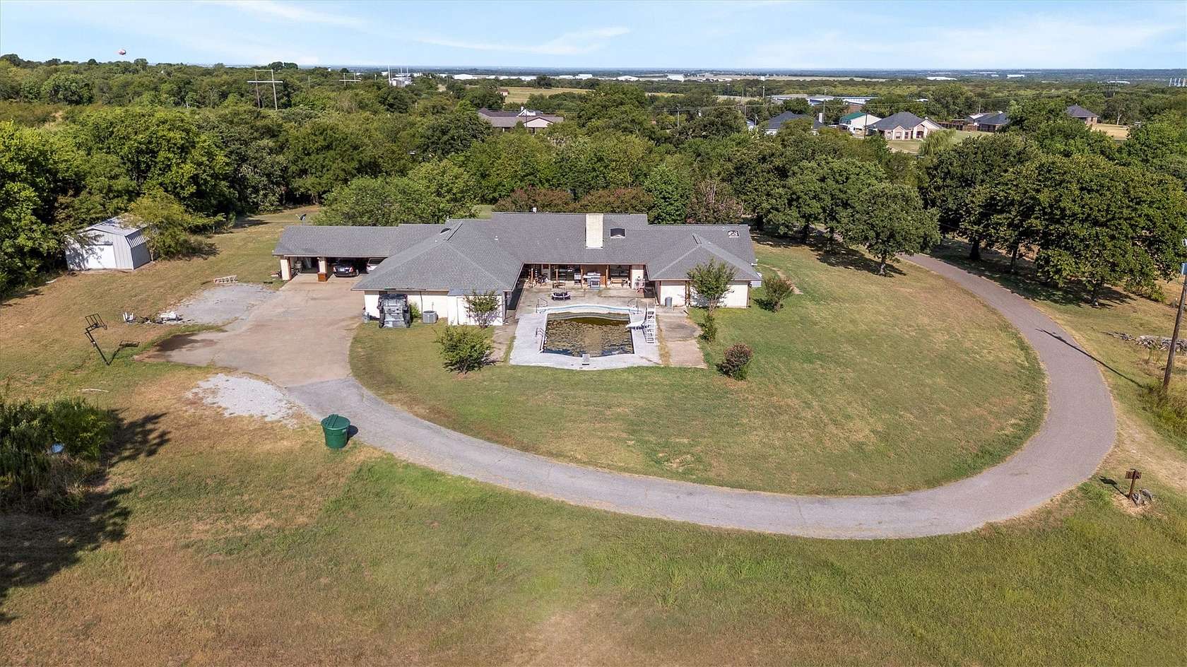1.65 Acres of Land with Home for Sale in Denison, Texas