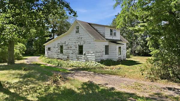 12.7 Acres of Recreational Land with Home for Sale in Chetek, Wisconsin