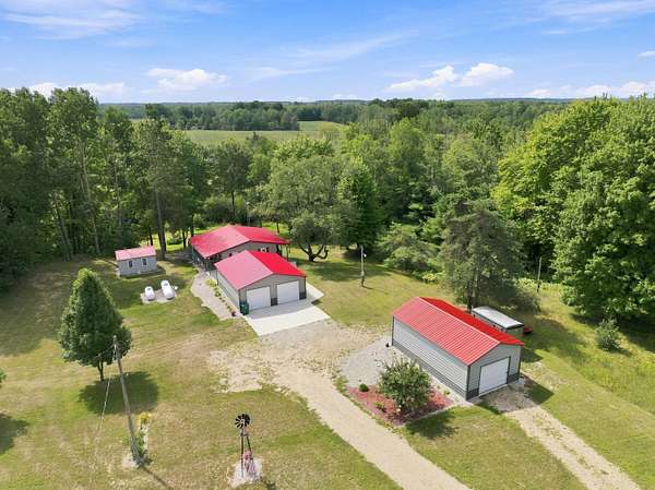 1.87 Acres of Land with Home for Sale in McBain, Michigan