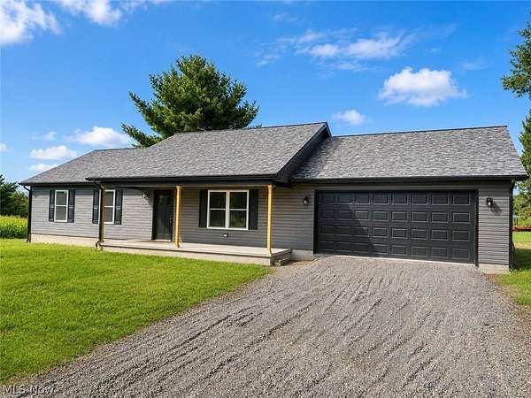 3 Acres of Land with Home for Sale in Lisbon, Ohio